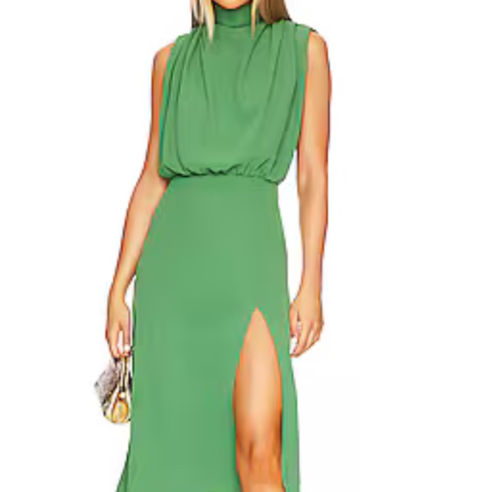 Amanda Uprichard Green Maxi Dress